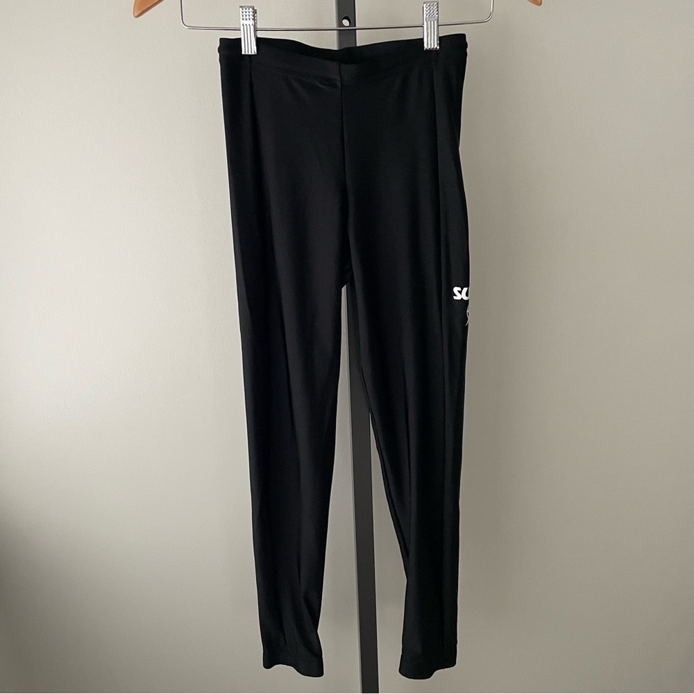 Vintage Sugoi Legging Running Cycling Compression Pant Black White Size Medium